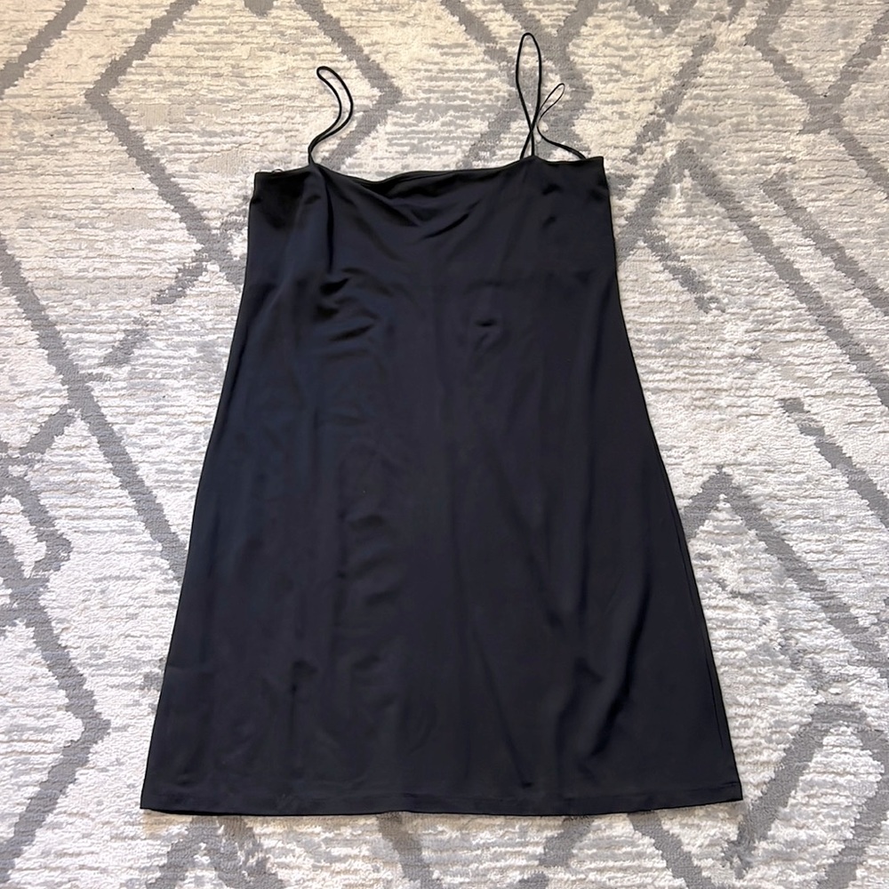 H&M Basics Mini Black Dress Size L
